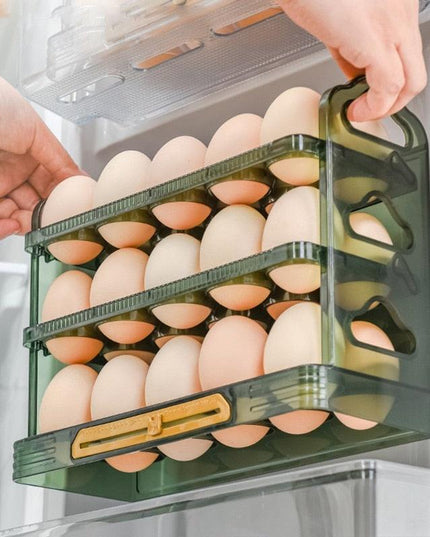 Fresh Egg Keeper with Stackable Organizer Tray
