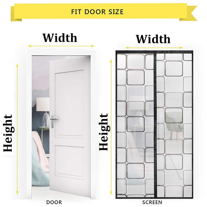 Ultimate Bug-Free Comfort Magnetic Insulation Door Screen