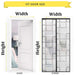 Bug-Free Comfort! Premium Screen Magnetic Insulation Door Curtain