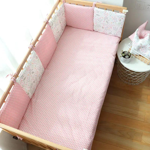 Luxurious Nordic Cartoon Baby Crib Bumper Set: Premium Comfort for Infant Nursery