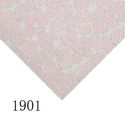 Cartoon-Themed PVC Leather Craft Sheet - Durable and Versatile Material for Creative Use