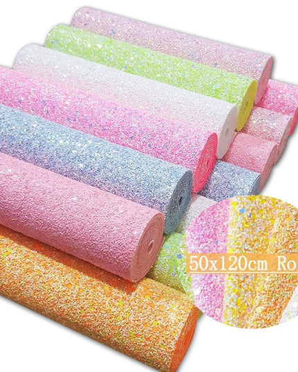 Glittering Chunky Fabric Roll for Imaginative Crafting
