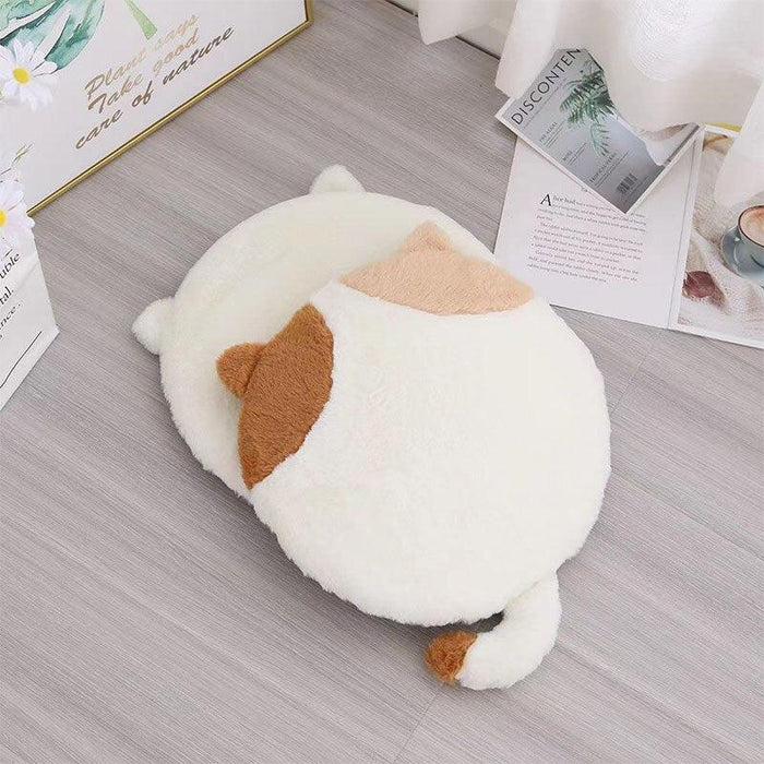 Cozy Japanese Cat Memory Foam Plush Cushion