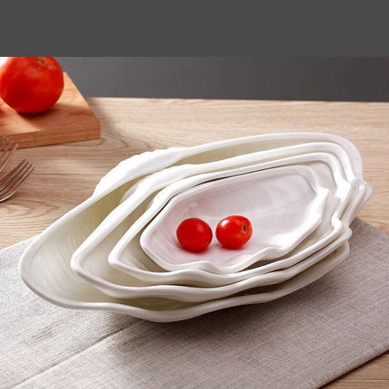 Opulent Clam Shell Ceramic Tableware Collection