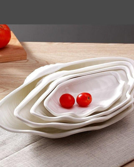 Opulent Clam Shell Ceramic Tableware Collection