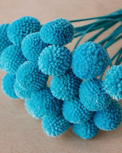 Elegant Golden Ball Dried Flower Set - 20pcs for Home and Wedding Decoration