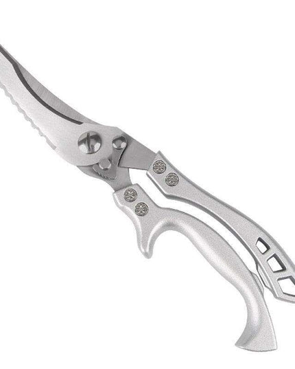 Versatile Precision Kitchen Scissors - Effortlessly Cut Through Meat, Bones, and Vegetables