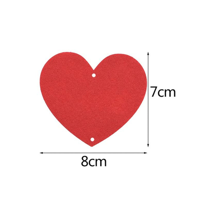 Enchanting Heart-Shaped Garland Collection - 400 Premium Quality Pieces