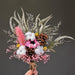 Eucalyptus and Daisy Dried Flower Hanging Arrangement - Natural Charm
