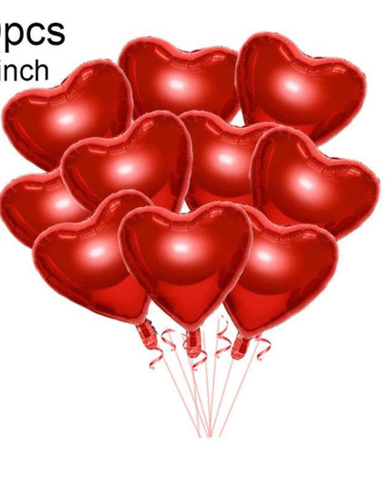 Romantic Red Heart Foil Balloon: Heartfelt Love Letter Design for Unforgettable Celebrations