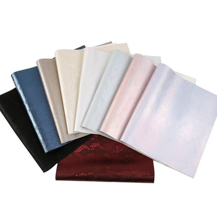 Glistening Holographic Faux Leather Craft Sheets - Perfect for Creative DIY Projects