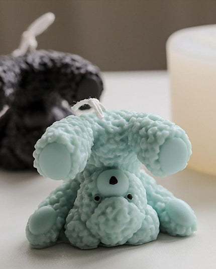 Teddy Bear Candle-Making Silicone Mold Kit with Dome Design