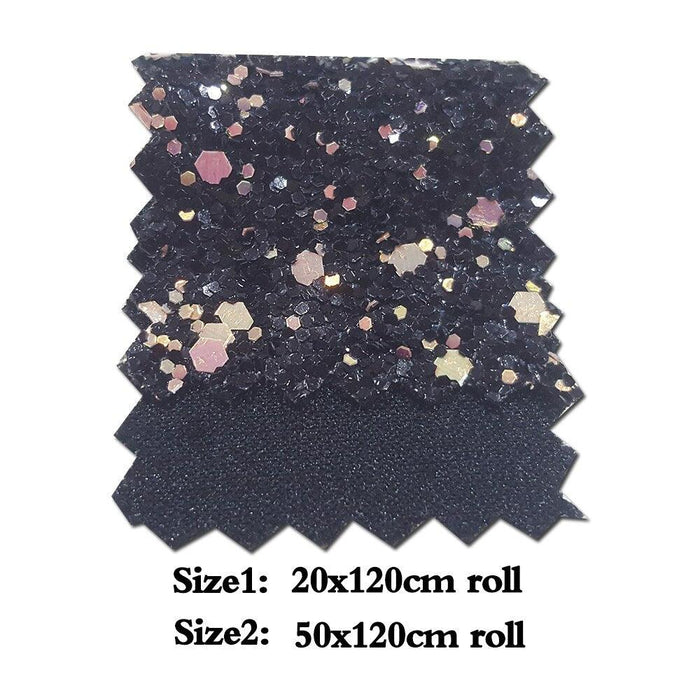 Vibrant Chunky Glitter Fabric Roll - Sparkling Crafters' Companion