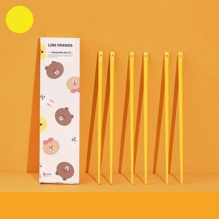 Elegant Line Friends Cartoon Chopsticks: Enhance Your Dining Experience with Style