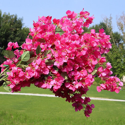 100CM Silk Bougainvillea Glabra Artificial Flowers - Premium Floral Decor for Home and Events