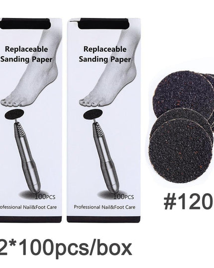 Customizable Luxury Foot Care Pedicure Kit with Interchangeable Grit Options