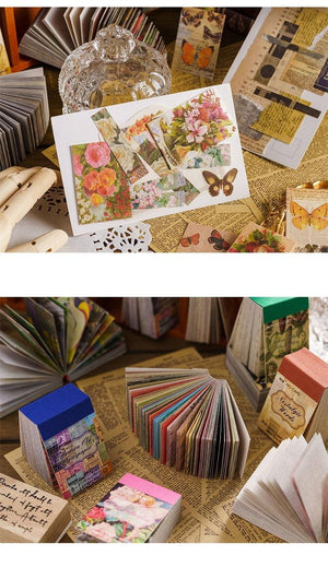 100 pcs Vintage Decorative Paper Diy Scrapbooking junk journal Hand made Planner Collage material Craft Supplies-Arts, Crafts & Sewing›Craft Supplies›Paper & Paper Crafts›Paper›Decorative Paper-Très Elite-1-Très Elite