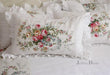 White Satin Lace Ruffle Pillow Cover Set - Luxury European Elegance for Your Bedroom