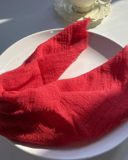 Elegant Holiday Linen Blend Napkins - 50 Pack for Festive Gatherings