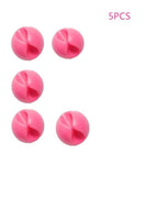 5pcs round pink
