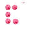 5pcs round pink / Hong Kong