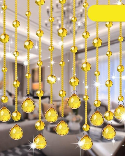 Elegant Crystal Beaded Room Divider Curtain for Luxurious Home Aesthetics