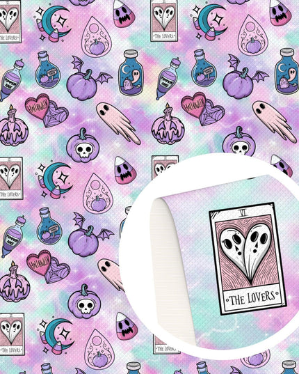 Halloween-Themed Leather Craft Sheets - Ghost & Pumpkin Designs for DIY Projects