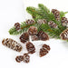Lifelike Pine Cone Christmas Decor Set for Festive Home Decor