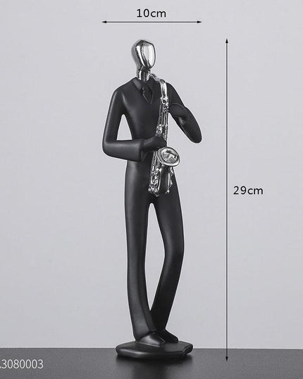 Contemporary Artisan Resin Abstract Figure for Elegant Home Accents