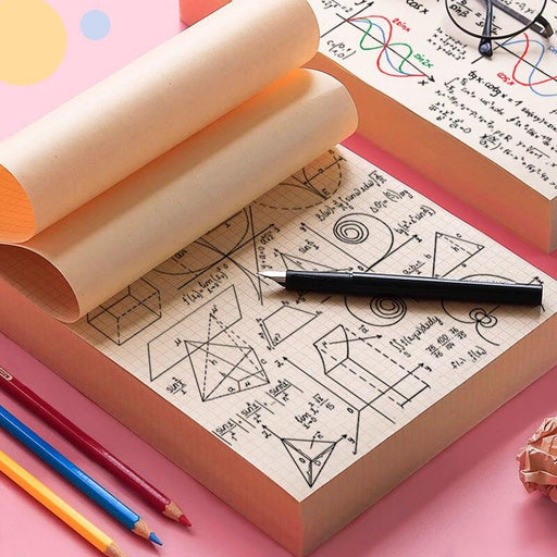 Premium Math Grid Notebook for Precise Sketching
