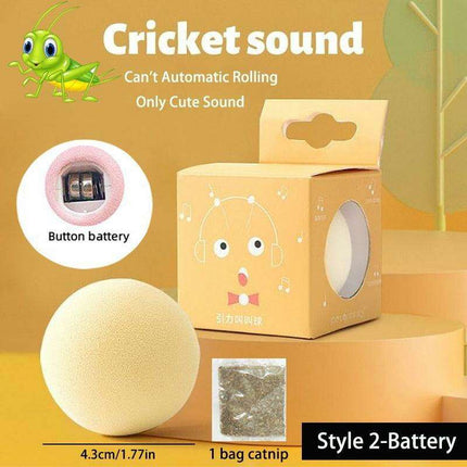 Automated Rolling Ball Cat Toy for Engaging Indoor Fun and Exercise