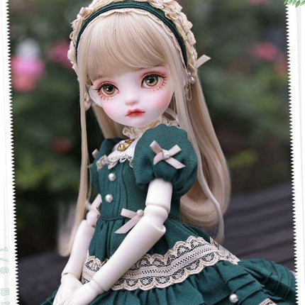 Enchanting Customizable Jin Young Doll in Stylish Lolita Attire
