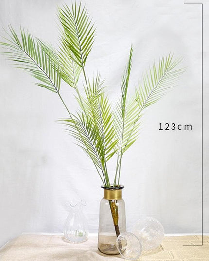 Exotic Paradise: Realistic Lifelike Artificial Palm Leaf Plants - Premium Collection