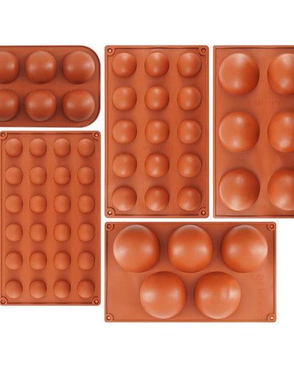Creative 3D Silicone Sphere Mold for Innovative Baking Adventures