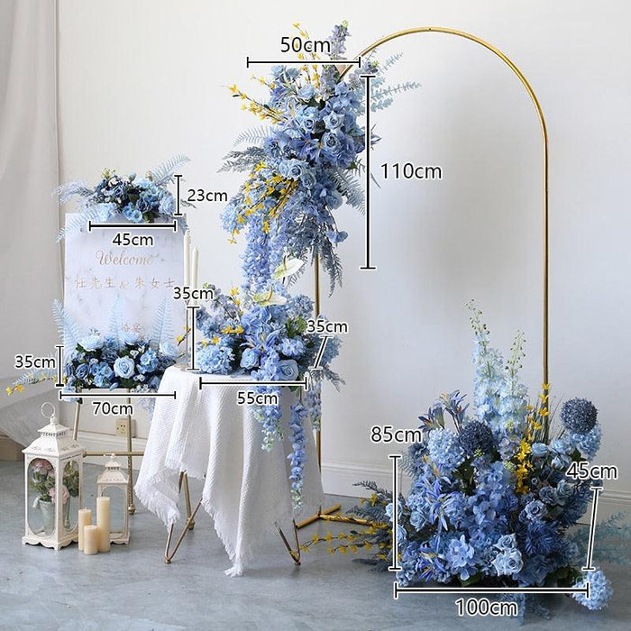 Blue Rose Hydrangea Arrangement for Luxury and Sophistication