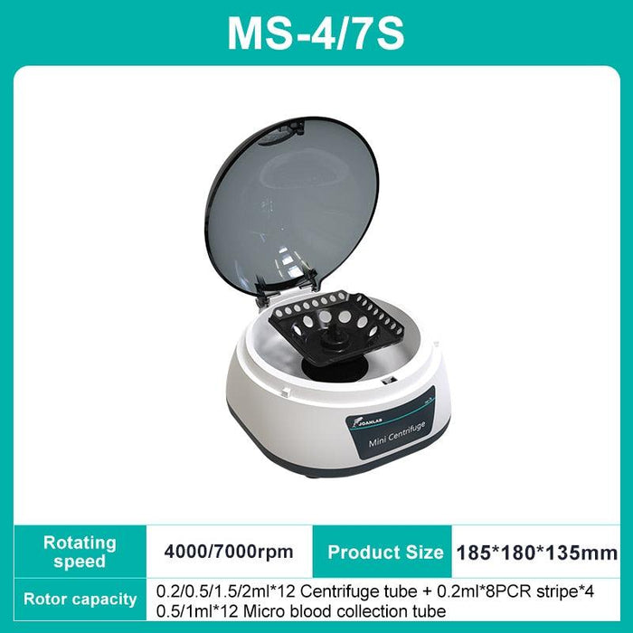 Digital PCR Centrifuge with Adjustable Speeds and Versatile Rotor Selections