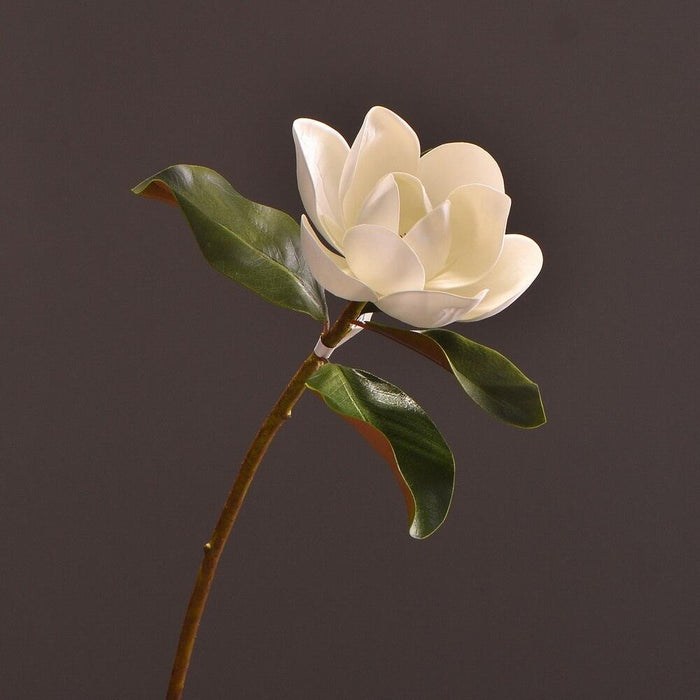 Magnolia Blooms Handmade Silk Flower Arrangement