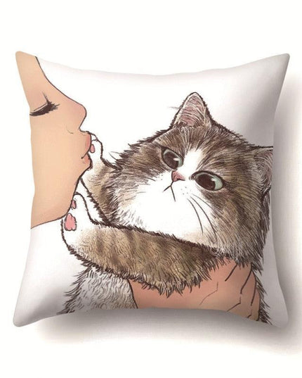 Pawsitively Adorable Cat Lover's Pillowcase