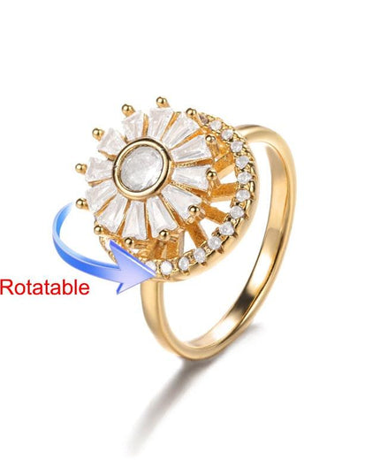 Elegant Four-Leaf Clover Stainless Steel Rings - A Touch of Luck and Style