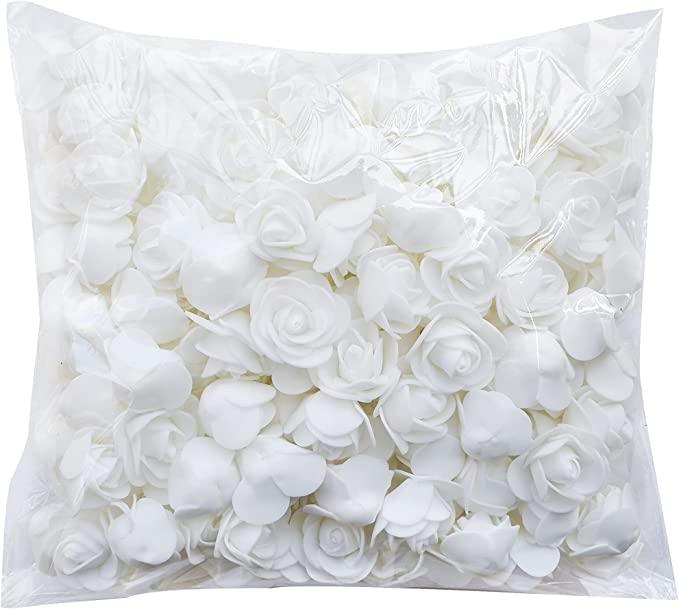 100 Vibrant Foam Roses: Ideal for Crafting and Celebrating