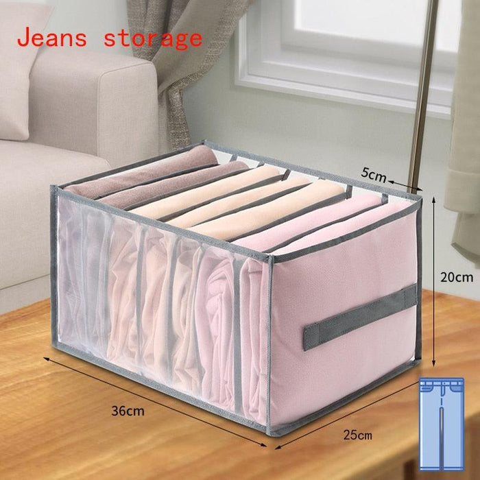 Clear Mesh Wardrobe Storage System