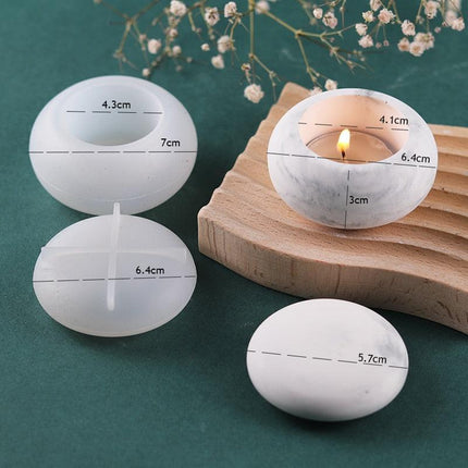 Round Silicone Molds for Creative Candle Jars and Stylish Plant Pots: Elevate Your Home Decor Projects