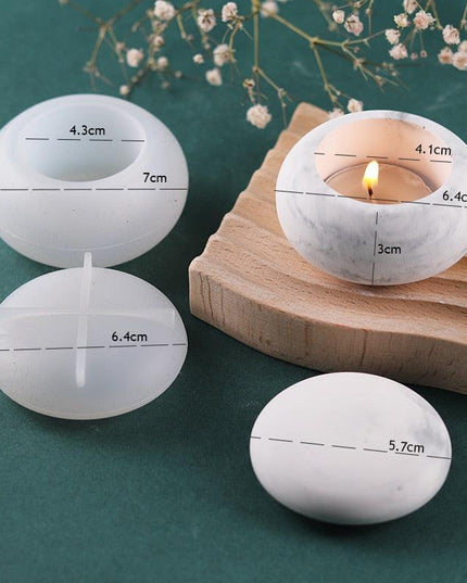 Round Silicone Molds for Creative Candle Jars and Stylish Plant Pots: Elevate Your Home Decor Projects