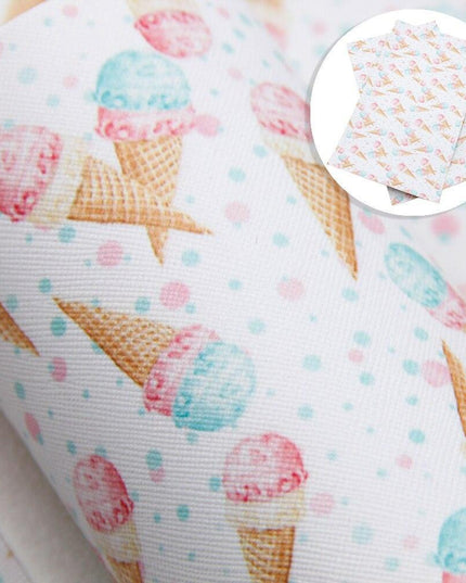 Whimsical Cake Candy Faux Leather Crafting Kit for DIY Accessories and Bags