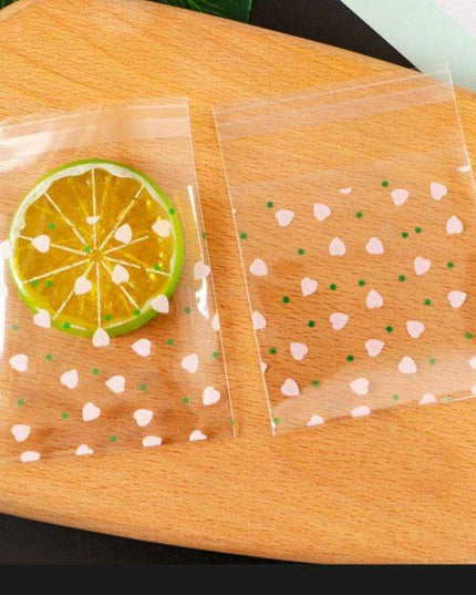 Cherry Blossom Treat Bags - Elegant Self-Adhesive Packaging for Handmade Confections