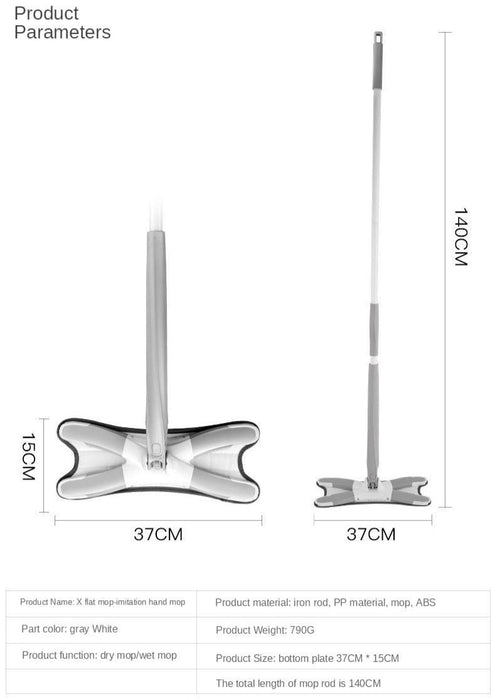 Revolutionary X-Type Squeeze Mop System: Transform Your Cleaning Experience