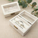 Personalized Wedding Ring Box with Customizable Details