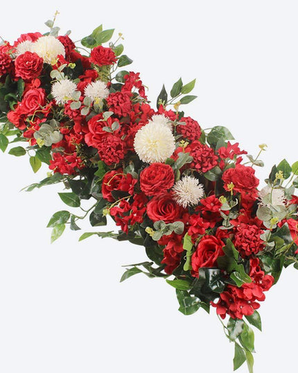 Silk Rose Charm: Exquisite Handmade Floral Wall Decor Set for Timeless Beauty