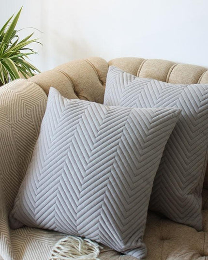 Chic Dual-Design Velvet Pillow Cover Set - Stylish Home Essential