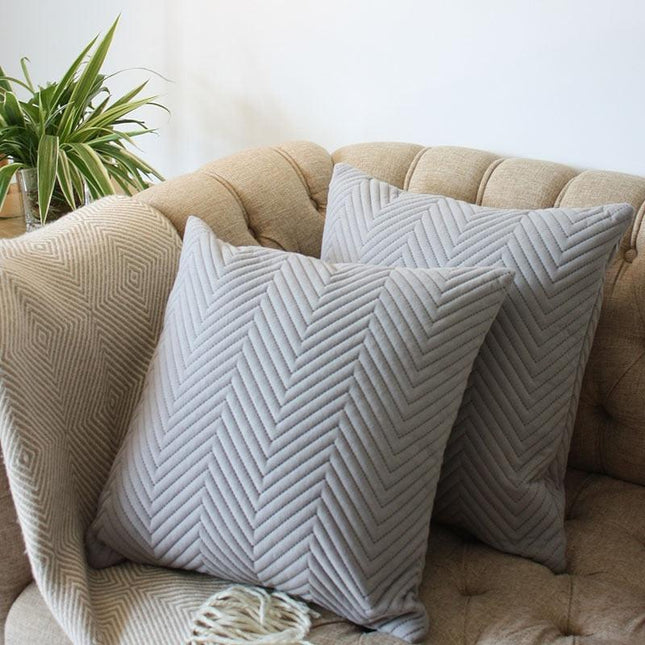 Chic Dual-Design Velvet Pillow Cover Set - Stylish Home Essential